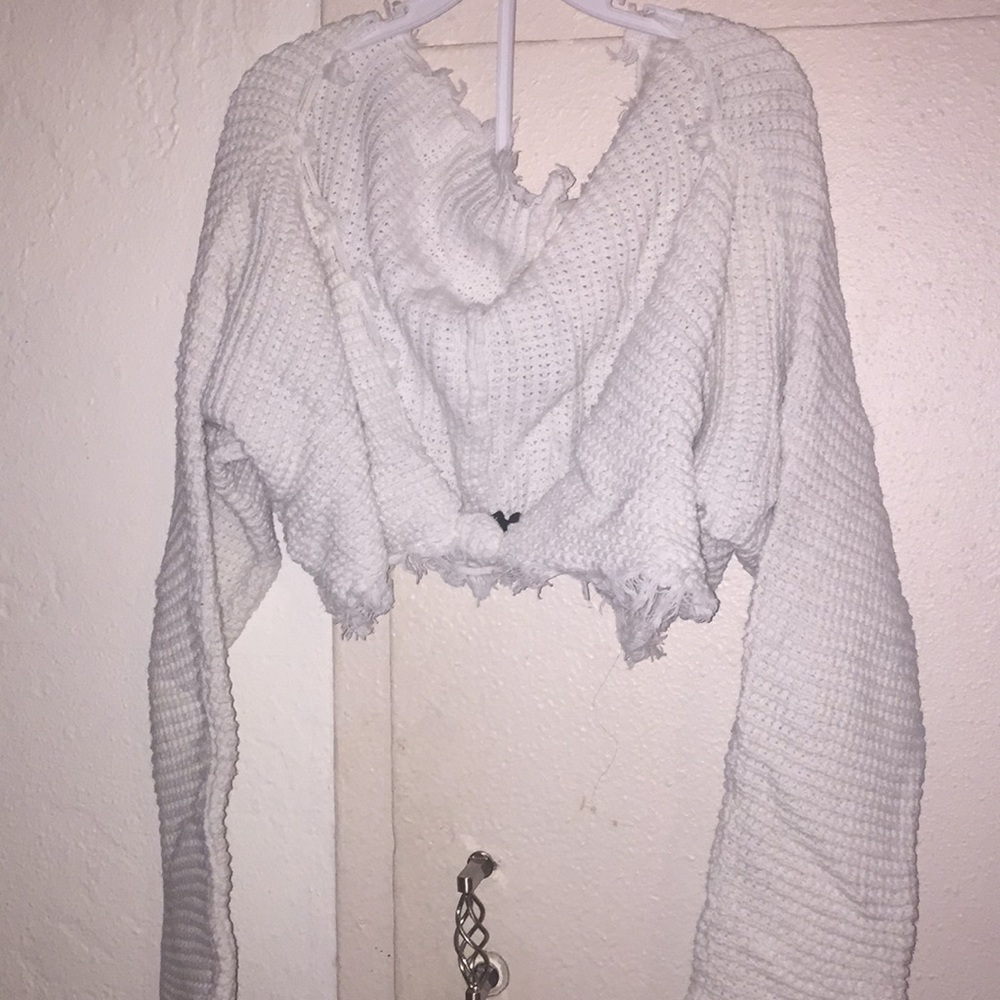 Sweater crop top